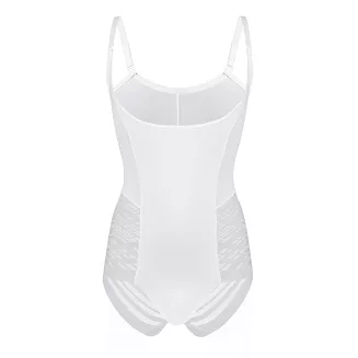 Body damskie modelujące pod biust Vega białe