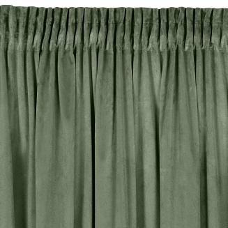 Zasłona gotowa na taśmie ROSA 140x270 Design91 oliwkowy