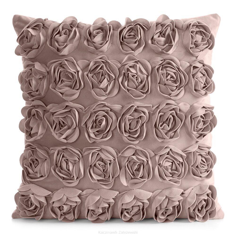 Poszewka dekoracyjna ROSES 45x45 Eva Minge Eurofirany pudrowy