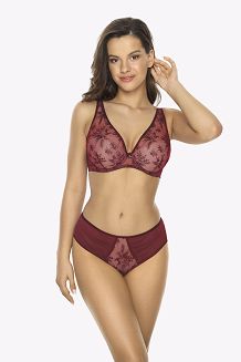 Biustonosz Bralette Jenny 1032 braletka burgundowa