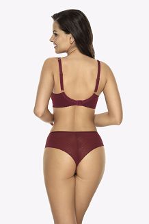 Biustonosz Bralette Jenny 1032 braletka burgundowa