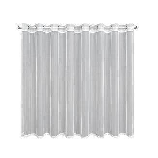 Firana gotowa na przelotkach MAYA 300x145 Eurofirany biały