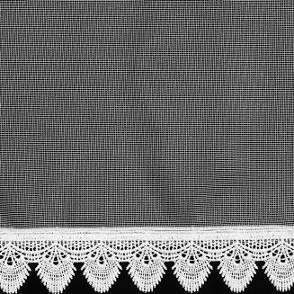 Firana gotowa na przelotkach MAYA 300x145 Eurofirany biały