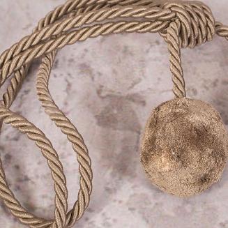 Sznur dekoracyjny do zasłon ANGELA ciemnobeżowy