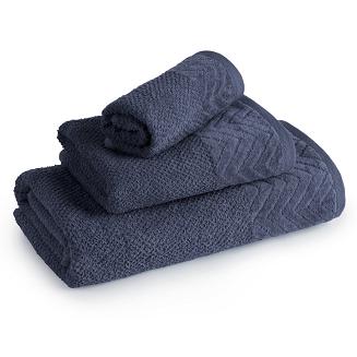 Ręcznik bawełniany LOREN 30x50 Eurofirany granatowy