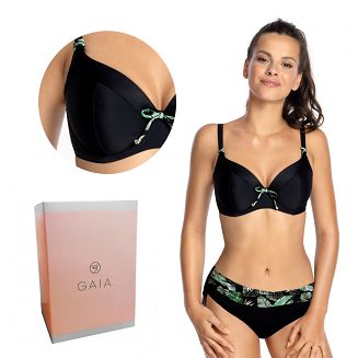 Strój kąpielowy góra biustonosz full cup Nea 011 czarny