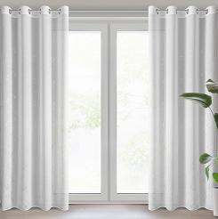 Firana gotowa na przelotkach IVA Eurofirany biały