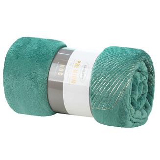 Koc narzuta GINKO1 150x200 Eurofirany turkusowy