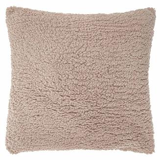 Brązowa Poszewka z Bukli 50x70 Baranek Dreamy Boucle