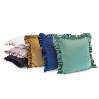 Poszewka dekoracyjna VELVET 45x45 Eurofirany kremowy