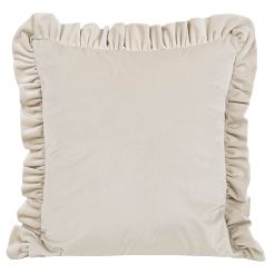 Poszewka dekoracyjna VELVET 45x45 Eurofirany kremowy