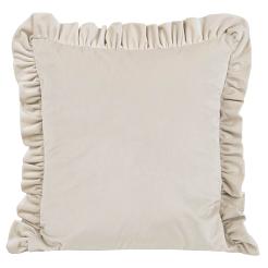 Poszewka dekoracyjna VELVET 45x45 Eurofirany kremowy