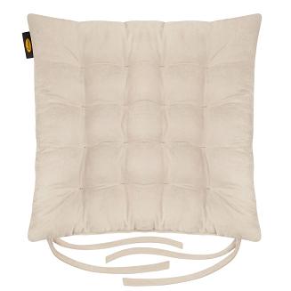 Poduszka na krzesło ADA 40x40x6 Eurofirany ciemnokremowy