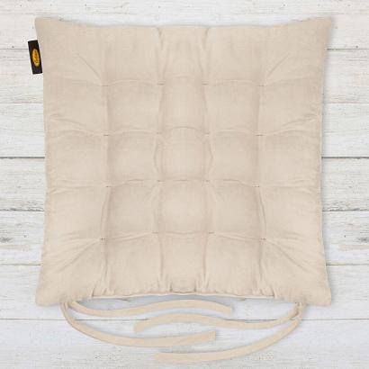 Poduszka na krzesło wodoodporna ADORE  40x40x6 Eurofirany ciemnokremowa