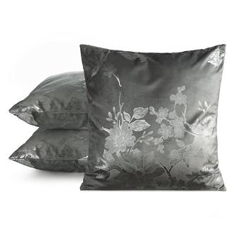 Poszewka dekoracyjna CELIA 45x45 Eurofirany stalowy