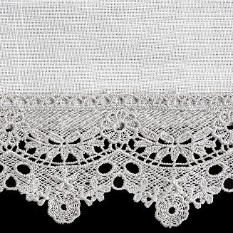 Obrus dekoracyjny ROZITA 140x220 Eurofirany naturalny/popielaty