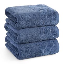 Ręcznik bawełniany LUMIA 70x140 Eurofirany granatowy