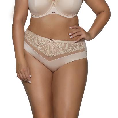 Figi damskie z koronką AV 2107 beżowe