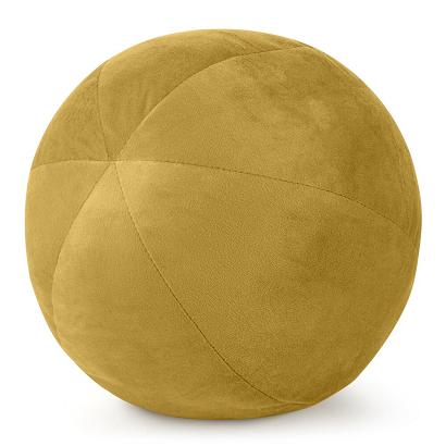 Poszewka dekoracyjna GAJA4 24 Eurofirany musztardowa kula z wypełnieniem