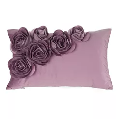 Poszewka dekoracyjna FLORES 30x50 Eurofirany ciemnoróżowy