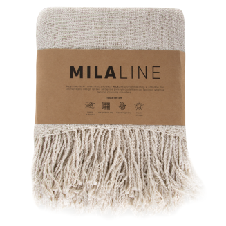 Koc narzuta JUDY 150x180 Eurofirany kremowy