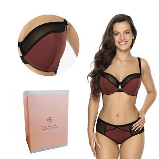 Biustonosz GAIA Semi-Soft Karen 1080 półusztywniany ceglany