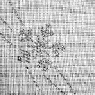 Obrus dekoracyjny AGATA 85x85 Eurofirany srebrny