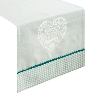 Obrus dekoracyjny LORA 40x140 Eurofirany miętowy