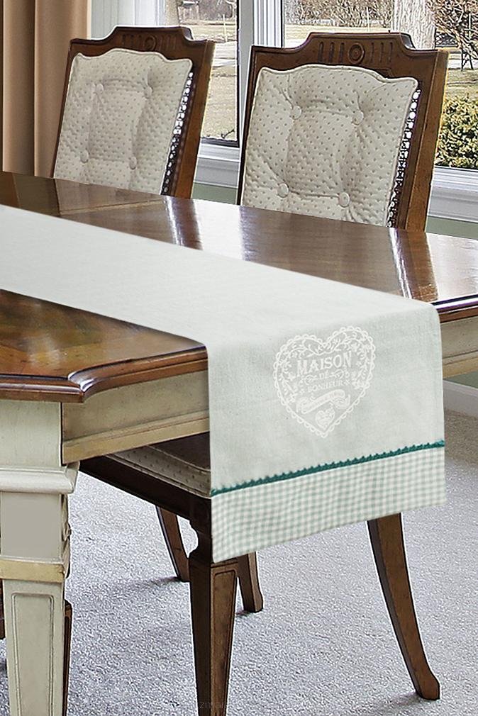 Obrus dekoracyjny LORA 40x140 Eurofirany miętowy