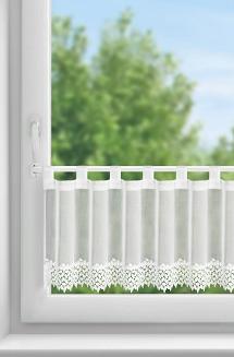 Firana gotowa na taśmie HESTIA 150x40 Eurofirany biały