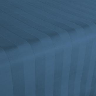 Prześcieradło satyna bambusowo-bawełniana STRIPE CORNFLOWER 220x260 Darymex jednokolorowe chabrowe