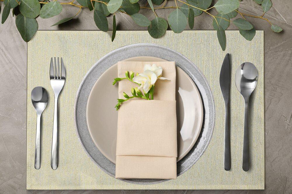 Obrus dekoracyjny DAGA 40x30 Eurofirany kremowy