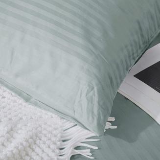 Poszewka z adamaszku satyna bawełniana 70x80 szałwiowa