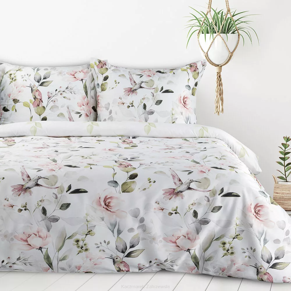Pościel bawełniana LEA 220x200 Design91 biały