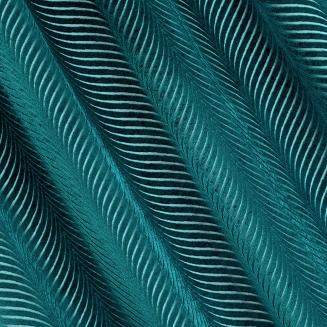 Zasłona gotowa na przelotkach LUSSI 140x250 Eurofirany ciemnoturkusowy