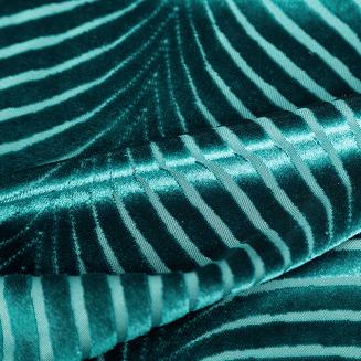 Zasłona gotowa na przelotkach LUSSI 140x250 Eurofirany ciemnoturkusowy