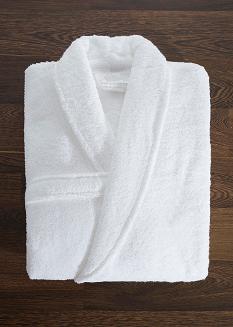 Szlafrok hotelowy frotte Eurofirany biały