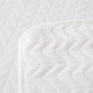 Narzuta dekoracyjna MOXIE 160x220 velvet biała