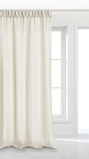 Zasłona gotowa na taśmie VIVA 140x175 półzaciemniająca kremowa