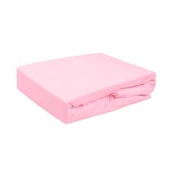 Prześcieradło frotte z gumką 140x200 Darymex różowy