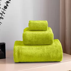 Ręcznik szybkoschnący z mikrofibry ACTIV 30x30 limonkowy