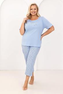 Piżama damska REGINA kod 736 niebieski