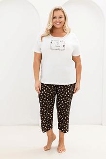 Piżama damska REGINA kod 733 ekri