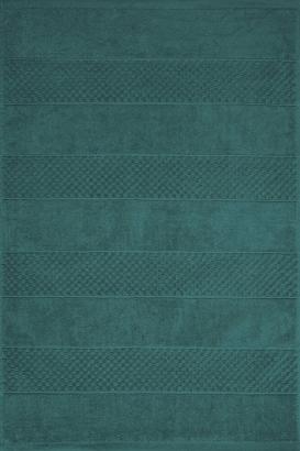 Dywanik łazienkowy 50x70 JESSI Eurofirany wytłaczany geometryczny ciemnozielony