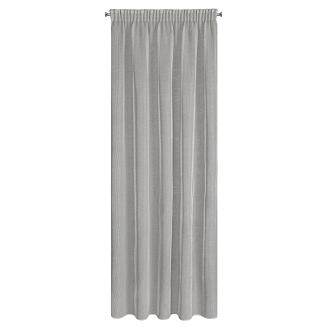 Firana gotowa na taśmie KIM 140x300 Eurofirany srebrny