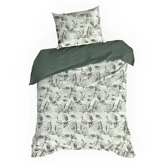 Pościel bawełniana DONNA 140x200 Design91 zielony