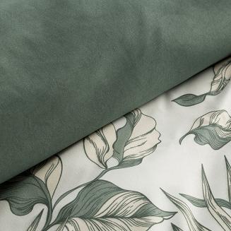 Pościel bawełniana DONNA 140x200 Design91 zielony