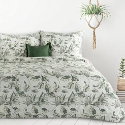 Pościel bawełniana DONNA 140x200 Design91 zielony