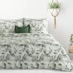 Pościel bawełniana DONNA 140x200 Design91 zielony