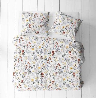 Poszewka z kory 50x60 biała czerwona turkusowa szara letnia łąka